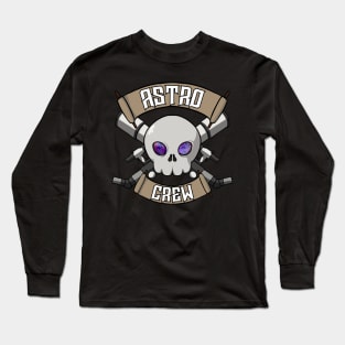 Astronomers crew Jolly Roger pirate flag Long Sleeve T-Shirt